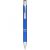 Moneta anodized aluminium click ballpoint pen, Aluminium, ABS Plastic, Steel, Blue