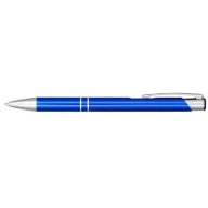   Moneta anodized aluminium click ballpoint pen, Aluminium, ABS Plastic, Steel, Blue