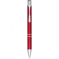   Moneta anodized aluminium click ballpoint pen, Aluminium, ABS Plastic, Steel, Red