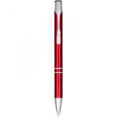   Moneta anodized aluminium click ballpoint pen, Aluminium, ABS Plastic, Steel, Red