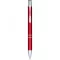 Moneta anodized aluminium click ballpoint pen, Aluminium, ABS Plastic, Steel, Red