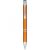 Moneta anodized aluminium click ballpoint pen, Aluminium, ABS Plastic, Steel, Orange