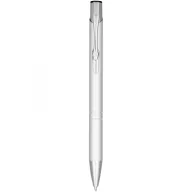   Moneta anodized aluminium click ballpoint pen, Aluminium, ABS Plastic, Steel, Silver