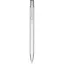 Moneta anodized aluminium click ballpoint pen, Aluminium, ABS Plastic, Steel, Silver