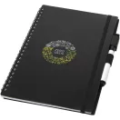 Agenda A5 cu marker inclus, Everestus, 22FEB0885, 21x14 cm, Hartie, Negru