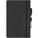 Agenda A5 cu marker inclus, Everestus, 22FEB0885, 21x14 cm, Hartie, Negru
