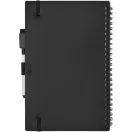 Agenda A5 cu marker inclus, Everestus, 22FEB0885, 21x14 cm, Hartie, Negru