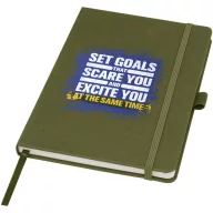   Agenda, Marksman, 2601E12930, A5, Dictando, coperta cu elastic, 21.5x14.5 cm, Poliester, Verde Forest