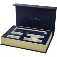   Set 2 instrumente de scris, Waterman, 2610E18926, 20x3.9x11.2 cm, Metal, Albastru Dark