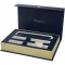 Set 2 instrumente de scris, Waterman, 2610E18926, 20x3.9x11.2 cm, Metal, Albastru Dark