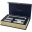 Set 2 instrumente de scris, Waterman, 2610E18926, 20x3.9x11.2 cm, Metal, Albastru Dark