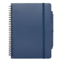 Agenda A5 si Pix, Dictando, 2502E15755, Everestus, 21 x 14.5 cm, Hartie, Plastic, Albastru Ocean