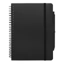 Agenda A5 si Pix, Dictando, 2502E15757, Everestus, 21 x 14.5 cm, Hartie, Plastic, Negru