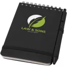 Agenda A6 si Pix, Dictando, 2502E15760, Everestus, 14.8 x 10.5 cm, Hartie, Negru