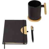   Set agenda, pix, cana ceramica 480 ml si coaster, A5, Dictando, 2410E24401, Everestus, 32 x 10.3 x 27 cm, Hartie, Negru