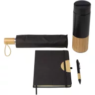   Set agenda, pix si umbrela, A5, Dictando, 2410E24344, Everestus, 36 x 8 x 30 cm, Hartie, Negru