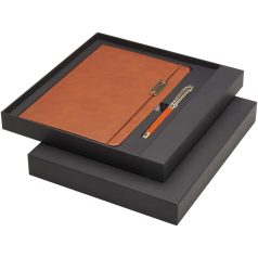   Agenda cu pix inclus, A5, Dictando, 2410E24404, Luxe, 24.5 x 2 x 23.3 cm, Hartie, Maro