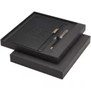 Agenda cu pix inclus, A5, Dictando, 2410E24405, Luxe, 24.5 x 2 x 23.3 cm, Hartie, Negru