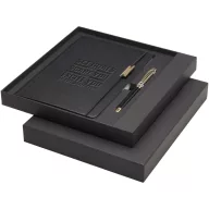   Agenda cu pix inclus, A5, Dictando, 2410E24405, Luxe, 24.5 x 2 x 23.3 cm, Hartie, Negru