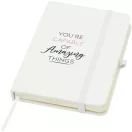 Agenda A6, Dictando, 2502E15745, Everestus, 14 x 8.9 cm, Hartie, Poliuretan, Alb
