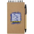 Set carnetel, notite adezive si pix, 2502E15694, Everestus, 13.9 x ⌀0.9 cm, Hartie, Natur