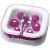 Sargas lightweight earbuds, ABS and PVC, Pink