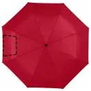 Umbrela 21.5 inch pliabila, cu deschidere si inchidere automata, Everestus, AX, poliester, rosu