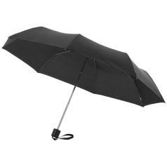   Umbrela pliabila 21.5 inch, cadru metalic, maner plastic, Everestus, 20IAN2436, Negru, Poliester