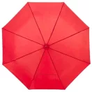 Umbrela pliabila 21.5 inch, cadru metalic, maner plastic, Everestus, 20IAN2434, Rosu, Poliester