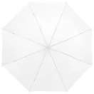 Umbrela pliabila 21.5 inch, cadru metalic, maner plastic, Everestus, 20IAN2437, Alb, Poliester