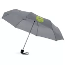 Umbrela pliabila 21.5 inch, cadru metalic, maner plastic, Everestus, 20IAN2432, Gri, Poliester