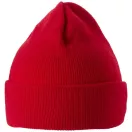 Irwin beanie, Unisex, 1x1 Rib knit of 100% Acrylic, Red