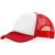 Trucker 5 panel cap, Unisex, Polyester and Foam, Red,White