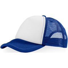   Trucker 5 panel cap, Unisex, Polyester and Foam, Royal blue,White
