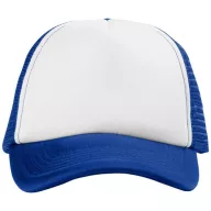   Trucker 5 panel cap, Unisex, Polyester and Foam, Royal blue,White