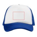 Trucker 5 panel cap, Unisex, Polyester and Foam, Royal blue,White