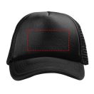 Trucker 5 panel cap, Unisex, Polyester and Foam, solid black