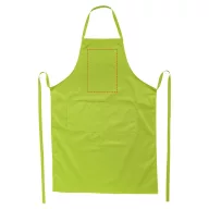   Sort de bucatarie cu 2 buzunare, Everestus, VA08, poliester, bumbac, verde lime