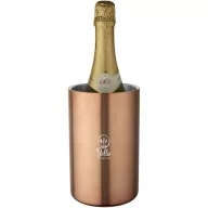   Racitor sticla, Everestus, 2610E17951, 18xØ12 cm, Otel inoxidabil, Roz Rosegold