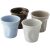 Set 4 cesti de cafea 80 ml, cu design haios, Everestus, MO, ceramica, multicolor