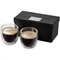   Set 2 cesti de espresso 80 ml, Everestus, BA, sticla, transparent