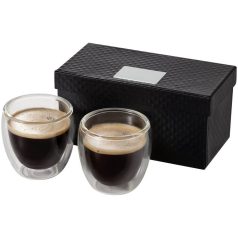   Set 2 cesti de expresso 80 ml, Everestus, BA, sticla, transparent