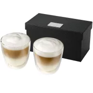  Set 2 cesti de cafea 200 ml, Everestus, BA, sticla, transparent