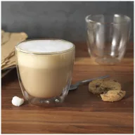   Set 2 cesti de cafea 200 ml, Everestus, BA, sticla, transparent