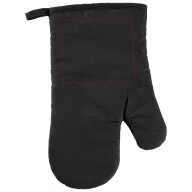  Manusa de bucatarie pentru cuptor, bumbac, Everestus, MBE17, negru