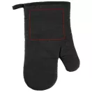 Manusa de bucatarie pentru cuptor, bumbac, Everestus, MBE17, negru