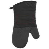   Manusa de bucatarie pentru cuptor, bumbac, cauciuc, Everestus, MBE10, negru