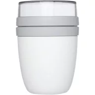  Caserola pranz cu 2 compartimente, 21MAR1236, 500 ml, 15xØ 10 cm, Mepal, Polipropilena, Plastic, Alb