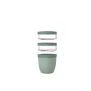 Caserola pentru pranz, Mepal, 2610E17334, 500 ml, 10.7x20x10.7xØ10.7 cm, Polipropilena, Plastic, Verde Sage
