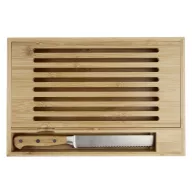   Tocator alimente si cutit, Seasons, 21OCT1334, 38 x 3 x 25 cm, Bambus, Otel, Natur